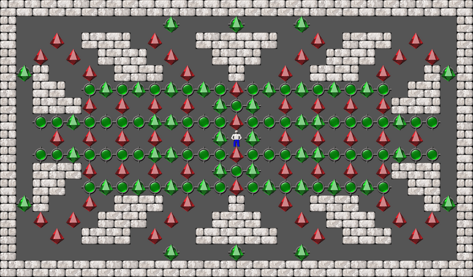 Sokoban Sasquatch 04 Arranged level 32